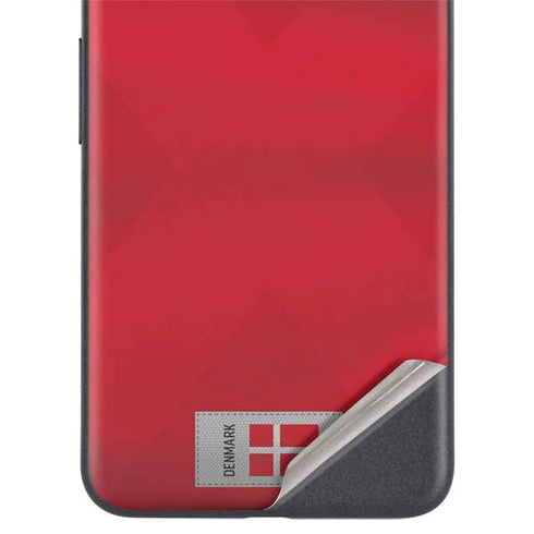 Denmark Soccer Flag Google Pixel 4a 5G Skin